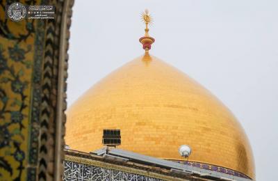 بالصور .. أمطار الخبر والبركة في رحاب مرقد أمير المؤمنين ( عليه السلام)