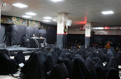قسم الشؤون الدينية والفكرية النسوي في العتبة العلوية يحيي ذكرى وفاة سيد الكائنات الرسول الاكرم (صلى الله عليه وآله)