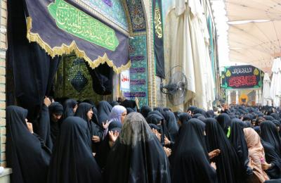 قسم الشؤون النسوية التابع للعتبة العلوية جهود استثائية لكوادره خلال ذكرى وفاة النبي الأعظم(صلى الله عليه وآله)