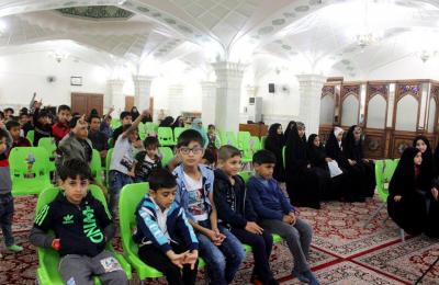 وحدة الزائر الصغير في العتبة العلوية تستأنف برنامجها الاسبوعي للزائرين الصغار 