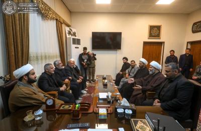 الأمين العام للعتبة العسكرية يثمن جهود العتبة العلوية المقدسة بدعم زيارة ذكرى شهادة الأمام العسكري (ع)