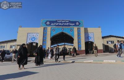 قسم الشؤون الهندسية في العتبة العلوية يعلن عن إنجاز بوقت قياسي لمشروع مدينة الإمام الرضا (ع) لخدمة الزائرين