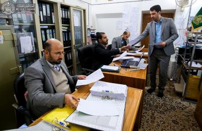 قسم الشؤون المالية من الأقسام الفاعلة والمهمة في العتبة العلوية المقدسة