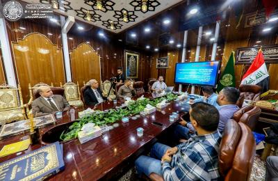  الجامعة المستنصرية تبحث التعاون في مجال تعزيز المنظومات التقنية مع العتبة العلوية المقدسة 