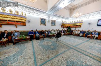 الأمين العام للعتبة العلوية يبحث مع مسؤولي شركة الكوثر لإعمار العتبات المقدسة مراحل العمل والإنجاز الحاصلة في مشروع صحن فاطمة (ع)