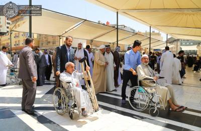 كوادر قسم العلاقات العامة في العتبة العلوية تواصل مهامها لإدامة العلاقات بشكل أوسع