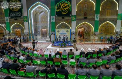 الأمانة العامة العتبة العلوية تقيم مهرجانها الإنشادي (ولادة النور) بمناسبة مولد سيد الكائنات رسول الله محمد (صلى الله عليه وآله) وميلاد الإمام الصادق (عليه السلام)