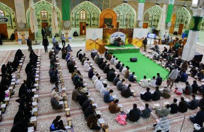 قرّاء العتبة الرضوية في ضيافة العتبة العلوية