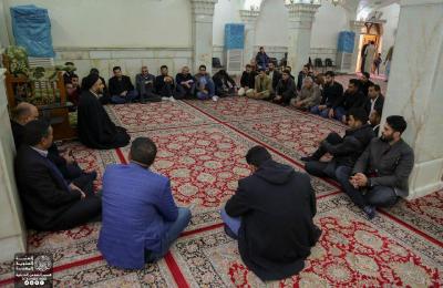 أساتذة وطلبة جامعة واسط في رحاب العتبة العلوية المقدسة