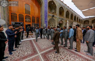 بالصور .. العتبة العلوية تقيم مجلسا تأبينيا لقراءة سورة الفاتحة على روح فقيدها المنتسب ماهر أبو غنيم 