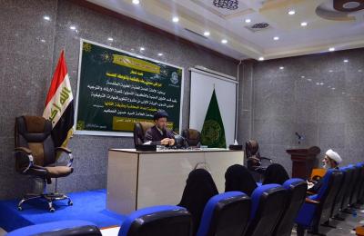 برعاية العتبة العلوية .. قسم الشؤون الدينية والفكرية النسوي يقيم الورشة الاولى في مشروع تطوير المهارات التبليغية