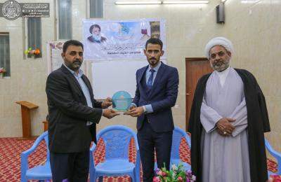 وفد العتبة العلوية في البصرة يكرم المؤسسات والروابط المجتمعية المساهمة في الحملات التطوعية لخدمة المجتمع