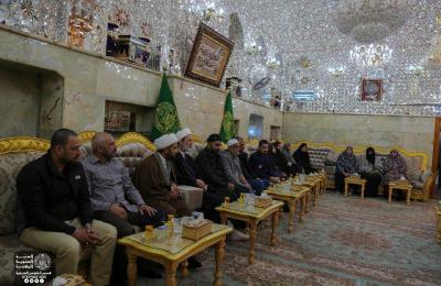 وفد مؤسسة الجعفرية في رحاب العتبة العلوية المقدسة