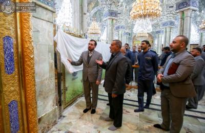 صيانة الحرم العلوي الطاهر تفتتح قاطع خدمي جديد في رواق أبي طالب (عليه السلام)