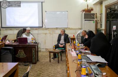 الأمين العام للعتبة العلوية يزور شُعبة تنمية الموارد البشرية ويحث على تطوير القدرات الذاتية للمنتسبين