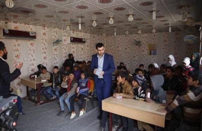 العتبة العلوية تواصل حملتها التوعوية للطلبة في مدارس النجف الأشرف