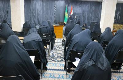 شُعبة الإرشاد والتوجيه الديني النسوي تجري الإختبار النهائي للمبلغات في مشروع تطوير المهارات التبليغية 