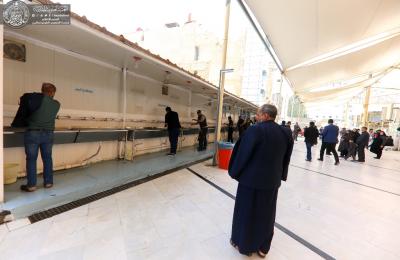 شعبة الصحيات في العتبة العلوية تواصل جهودها في تقديم أفضل الخدمات لزائري أمير المؤمنين (عليه السلام)