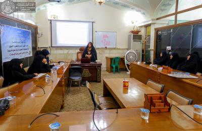 شعبة المكتبة الفكرية النسوية تقيم ورشة عمل تدريبية بعنوان" التطوير النفسي للمرأة"