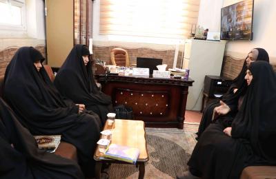 قسم الشؤون الدينية والفكرية النسوي يبحث سبل التعاون المشترك مع العتبات المقدسة