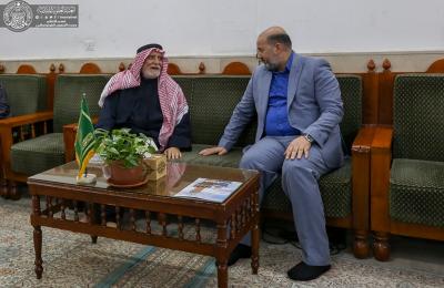 خلال زيارته للعتبة العلوية، رئيس ديوان الوقف السني يشيد بالمشاريع الخدمية والعمرانية فيها 