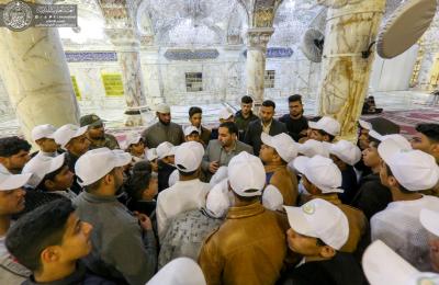 العَتَبةِ العَلَويةِ المقدّسةِ تسْتضيفُ أَبناءَ الشُّهداءِ والجَرْحَى