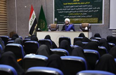 قسم الشؤون الدينية والفكرية النسوي في العتبة العلوية يقيم الورشة العلمية الثالثة في فن المخاطبة والإقناع للمبلغات