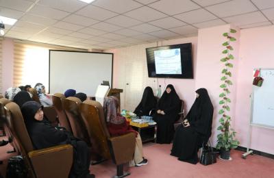 قسم الشؤون الدينية والفكرية النسوية في العتبة العلوية المقدسة يقيم محاضرة تثقيفية للكوادر الطبية في المؤسسات الصحية في محافظة النجف الأشرف