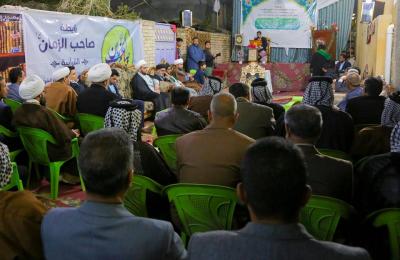 العتبة العلوية تقيم محفلاً قرآنياً في بغداد تزامناً مع ذكرى ولادة أمير المؤمنين (ع)