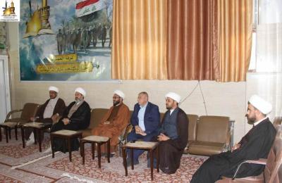 الأمين العام للعتبة العسكرية يطلع على برامج الدعم اللوجستي والمعنوي للجنة الارشاد التابعة للعتبة العلوية 