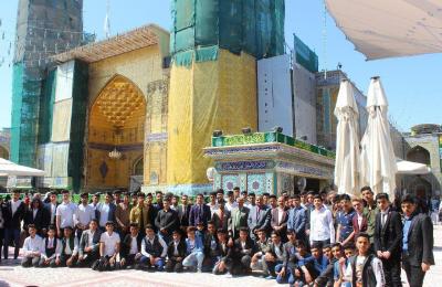 قسم الشؤون الدينية يواصل برنامج استضافة مدارس النجف الأشرف 