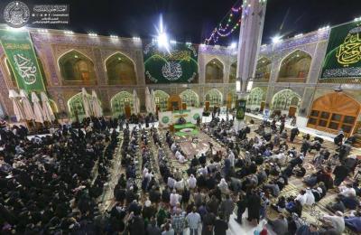 دار القرآن الكريم في العتبة العلوية المقدسة تقيم محفلاً قرآنياً بذكرى المبعث النبوي الشريف