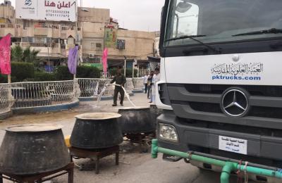 الآليات الخدمية في العتبة العلوية تقدم كامل خدماتها للزائرين في ذكرى المبعث النبوي الشريف وتواصل مهامها لما بعد انتهاء مراسم الزيارة