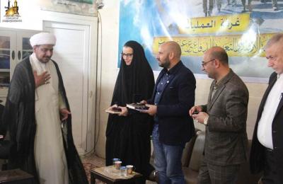 لجنة الارشاد التابعة للعتبة العلوية تناقش مع بعثة الصليب الأحمر الدولي في النجف الأشرف سبل التعاون المشترك  