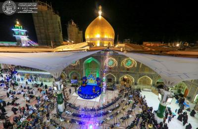 انطلاق فعاليات الملتقى المهدوي السنوي في رحاب مرقد أمير المؤمنين (عليه السلام) 