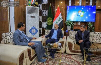 الأمين العام للعتبة العلوية يبحث مع مدير عام دائرة صحة النجف الأشرف سبل التعاون المشترك