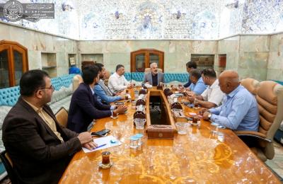 الأمين العام للعتبة العلوية يناقش مع مسؤولي بلدية النجف الأشرف فتح آفاق جديدة للتعاون المشترك  