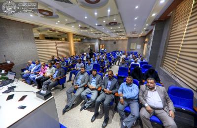 ورشة لتكنولوجيا المعلومات في العتبة العلوية للتعريف بتقنيات العمل الإداري الحديثة