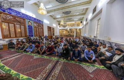 طلبة كلية الإمام الكاظم (عليه السلام) في ضيافة العتبة العلوية المقدسة