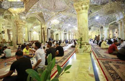 العتبة العلوية تقيم مأدبة إفطار (أمير المؤمنين ) لأكثر من 10 آلاف زائر