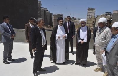 رئيس ديوان الوقف الشيعي يتفقد عددا من المشاريع ويشيد بجهود العتبة العلوية المقدسة بسرعة الانجاز ودقة التنفيذ