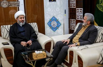 الأمين العام للعتبة العلوية يبحث مع نظيره في العتبة العسكرية سبل التعاون المشترك
