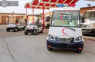 شعبة العربات الكهربائية في العتبة العلوية تستنفر جهودها في ذكرى شهادة الإمام  علي (ع)