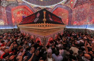بالصور .. أرجاء مرقد أمير المؤمنين (ع) فجر ذكرى جرحه الأليم 