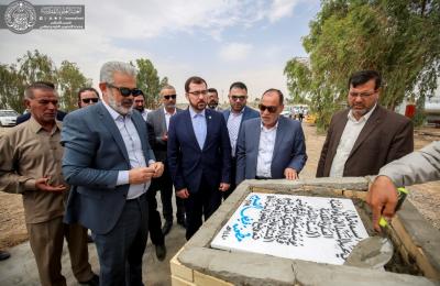 العتبة العلوية تضع حجر الأساس لمطحنة كبرى بإنتاج 200 طن يومياً للمساهمة في حفظ الأمن الغذائي