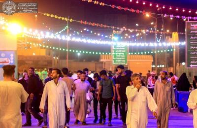 مدينة الإمام الرضا (ع) تستقبل الجموع الغفيرة من الزائرين ضمن خطة متكاملة بمشاركة أكثر من 200 متطوع 