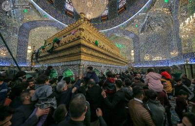 توافد الزائرين الى حرم المولى أمير المؤمنين (عليه السلام)