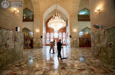 قسم الشؤون الخدمية... تفانٍ وإخلاص لخدمة مرقد أمير المؤمنين (ع) وزائريه الكرام