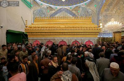 افتتاح ضريح مرقد أمير المؤمنين (عليه السلام) بعد اكتمال الاجراءات الوقائية في جميع أرجائه المباركة