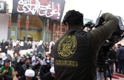 العتبة العلوية تقدم خبراتها الاعلامية بخدمة العتبة العسكرية في مراسيم احياء ذكرى شهادة الامام علي الهادي (ع)